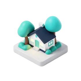 Значок иллюстрирующий услугу 'Загородная недвижимость'